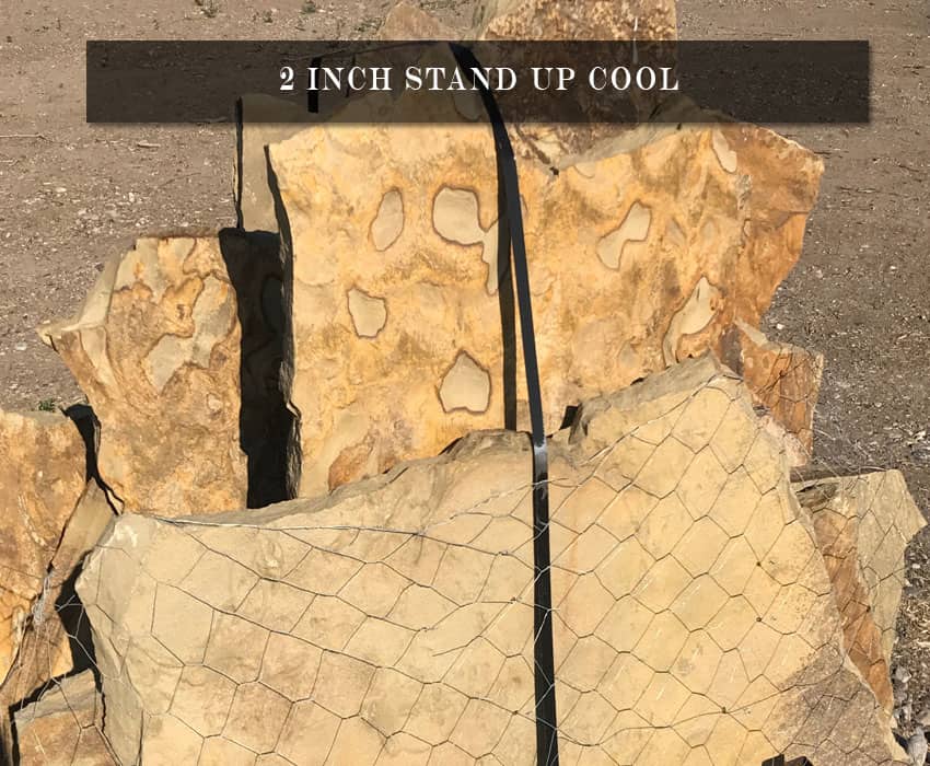 stand up landscaping stone